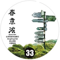 DingDing Girls Kiss-Cut Matte PET Tape - 33