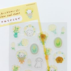 Furukawa Transparent Sticker Sheet - Soft Mimosa