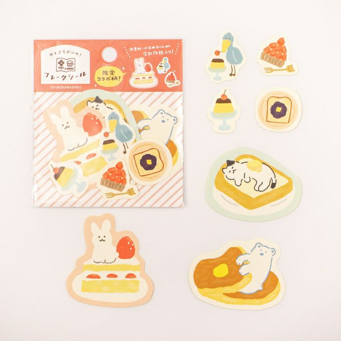 Furukawa Paper Flake Stickers - Combination