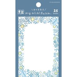 Furukawa paper Rectangular Memo Pad - Birds and Flowers