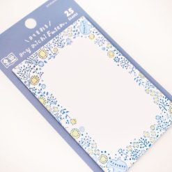 Furukawa paper Rectangular Memo Pad - Birds and Flowers