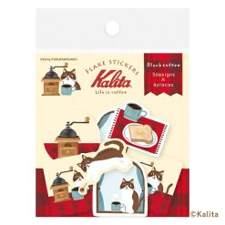 Furukawa Paper x Kalita Flake Stickers - Black Coffee
