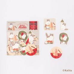 Furukawa Paper x Kalita Flake Stickers - White Coffee