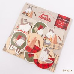 Furukawa Paper x Kalita Flake Stickers - White Coffee