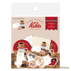 Furukawa Paper x Kalita Flake Stickers - Caramel Coffee