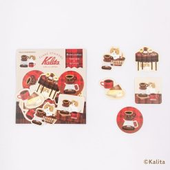 Furukawa Paper x Kalita Flake Stickers - Brown Coffee