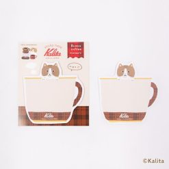 Furukawa Paper x Kalita Die Cut Sticky Notes - Brown Coffee
