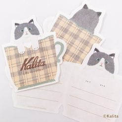 Furukawa Paper x Kalita Folded Mini Note Cards - White Coffee