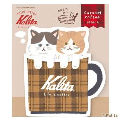 Furukawa Paper x Kalita Folded Mini Note Cards - Caramel Coffee