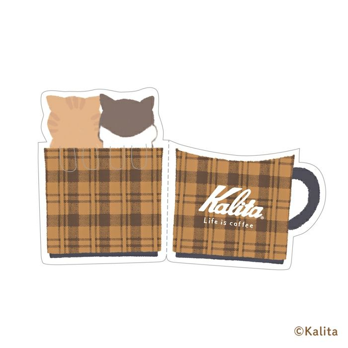 Furukawa Paper x Kalita Folded Mini Note Cards - Caramel Coffee