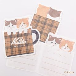 Furukawa Paper x Kalita Folded Mini Note Cards - Caramel Coffee