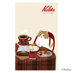 Furukawa Paper x Kalita Saddle-Stitched Notebook - Brown Coffee