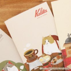 Furukawa Paper x Kalita Saddle-Stitched Notebook - Brown Coffee