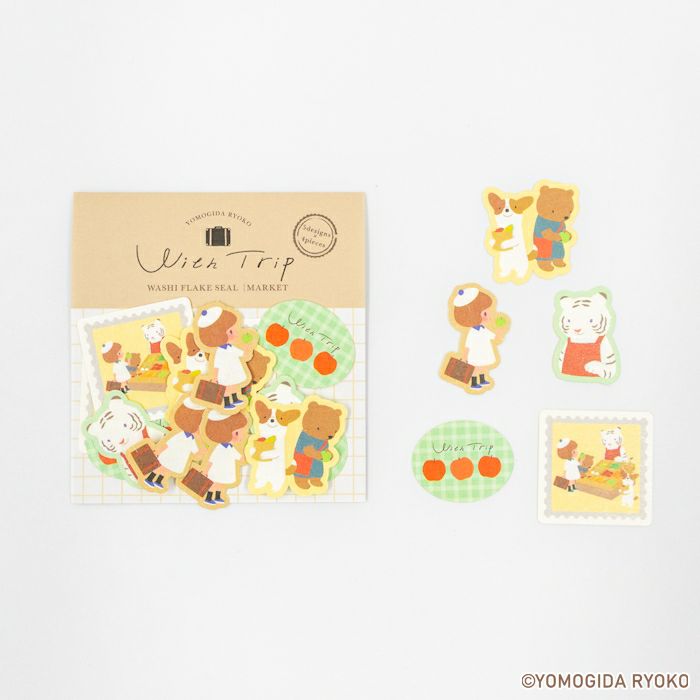 Furukawa Paper x Ryoko Yomogida Flake Stickers - Market