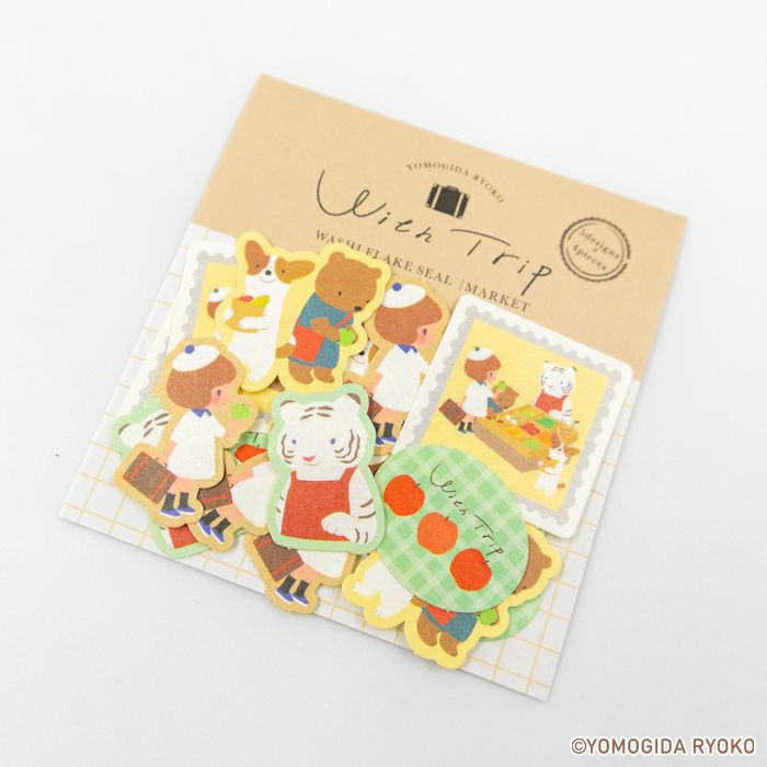 Furukawa Paper x Ryoko Yomogida Flake Stickers - Market