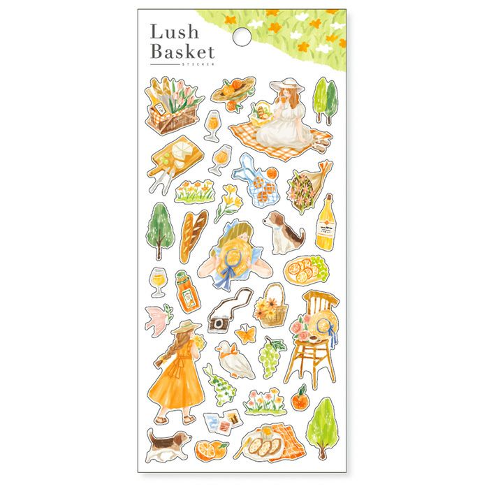 Mind Wave Lush Basket Stickers (6 designs)