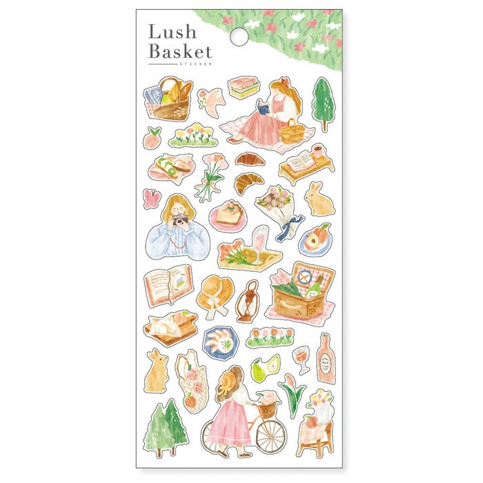 Mind Wave Lush Basket Stickers (6 designs)