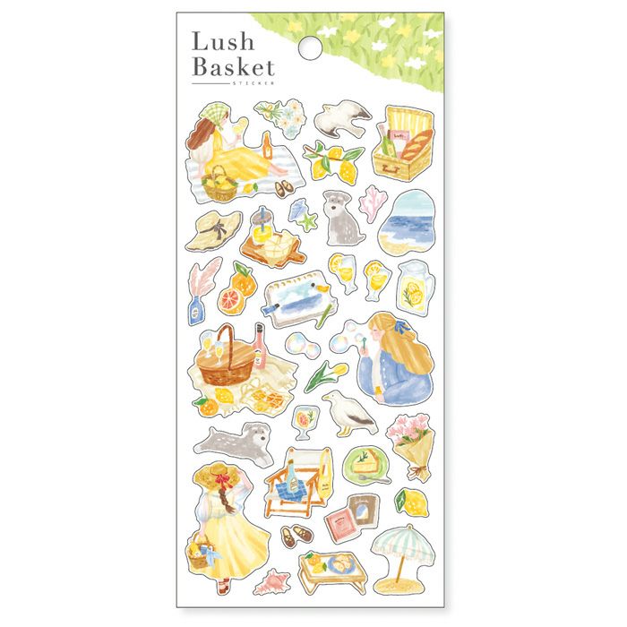 Mind Wave Lush Basket Stickers (6 designs)