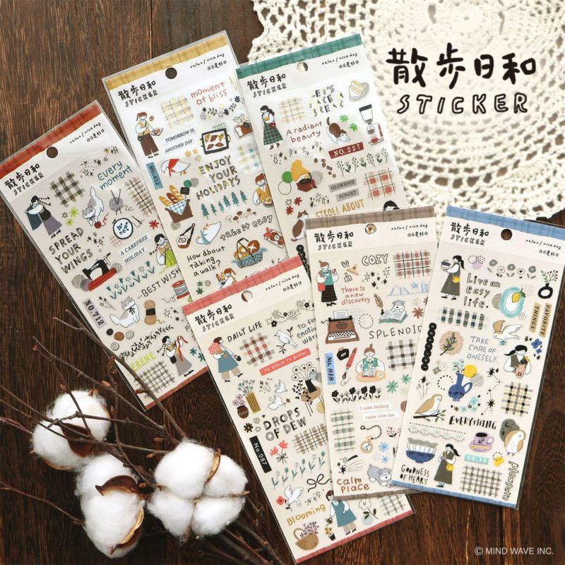 Mind Wave Good Day Stickers (6 designs)