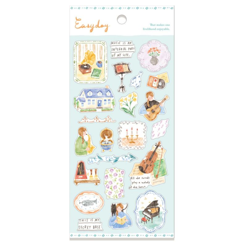 Mind Wave Easyday Stickers Music