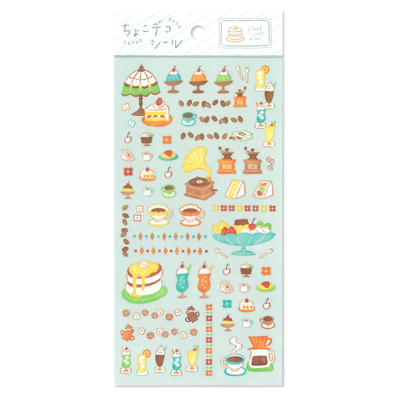Mind Wave Choko Deco Stickers (6 designs)