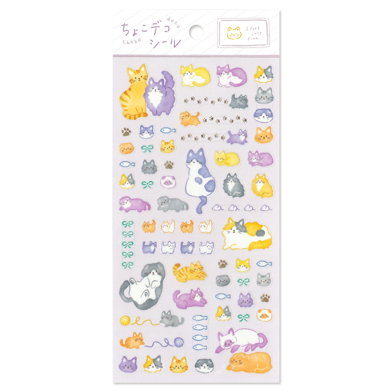 Mind Wave Choko Deco Stickers (6 designs)