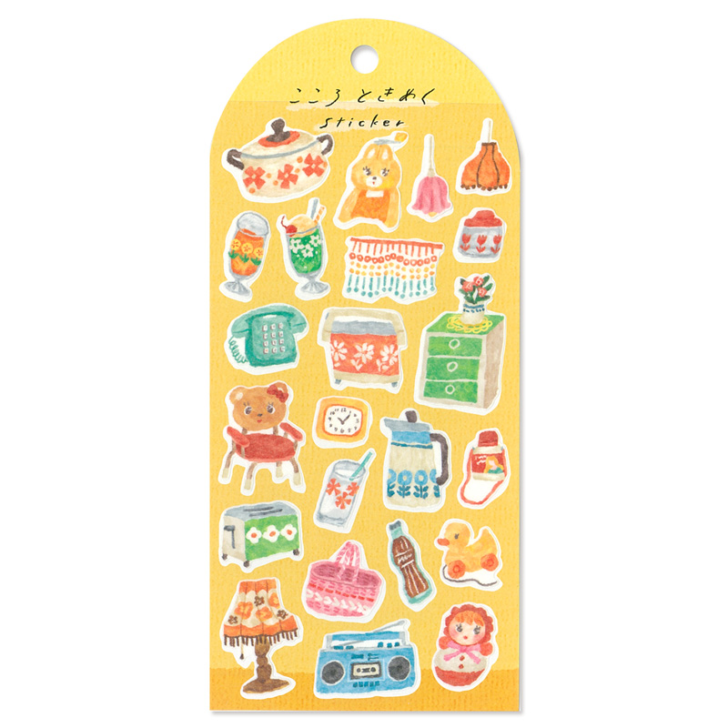 Mind Wave Heart Fluttering Stickers (6 designs)