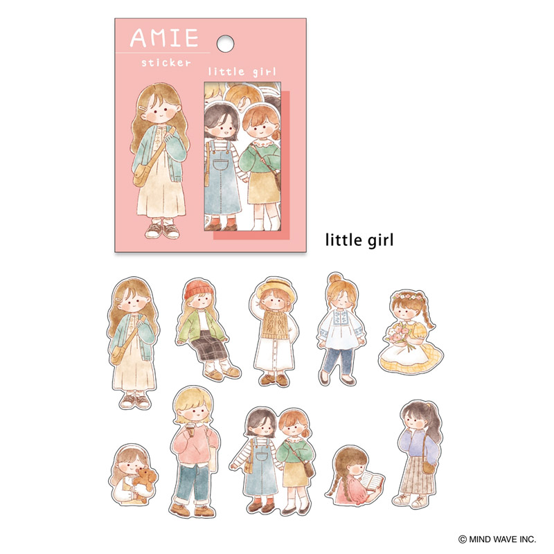 Mind Wave Amie Stickers - Little Girls