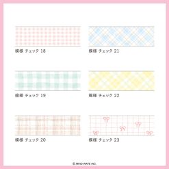 Mind Wave Washi Tape - Pattern Check 18