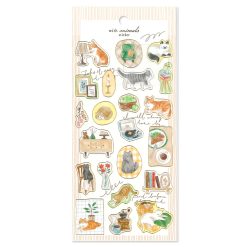 Mind Wave With Animals Stickers