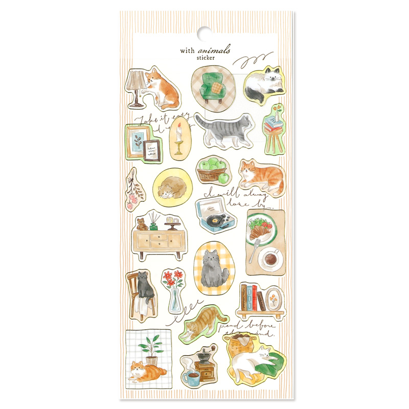 Mind Wave With Animals Stickers