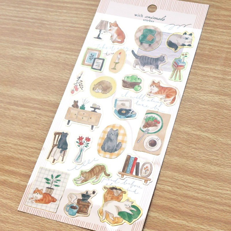 Mind Wave With Animals Stickers