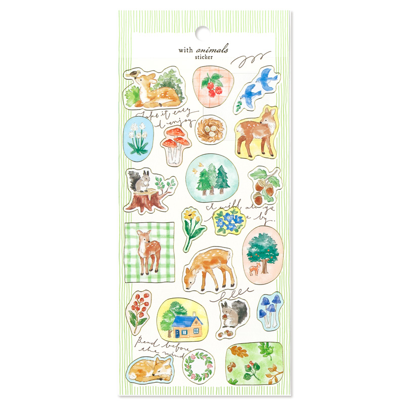 Mind Wave With Animals Stickers