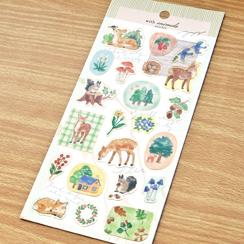 Mind Wave With Animals Stickers