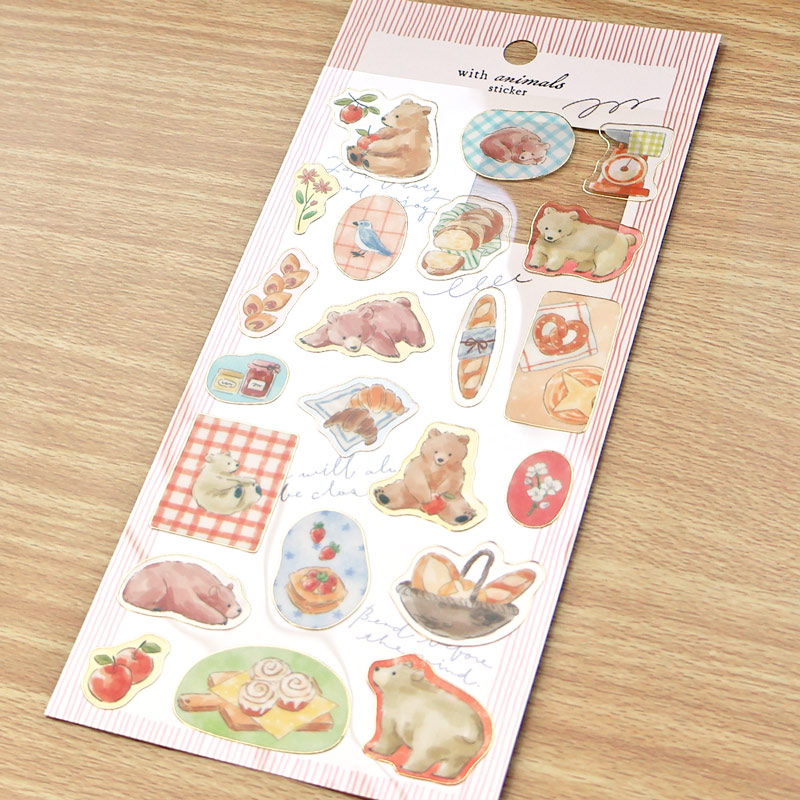 Mind Wave With Animals Stickers