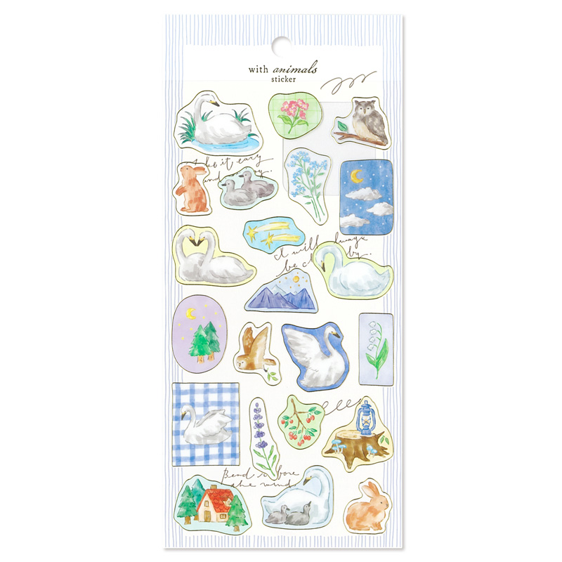 Mind Wave With Animals Stickers