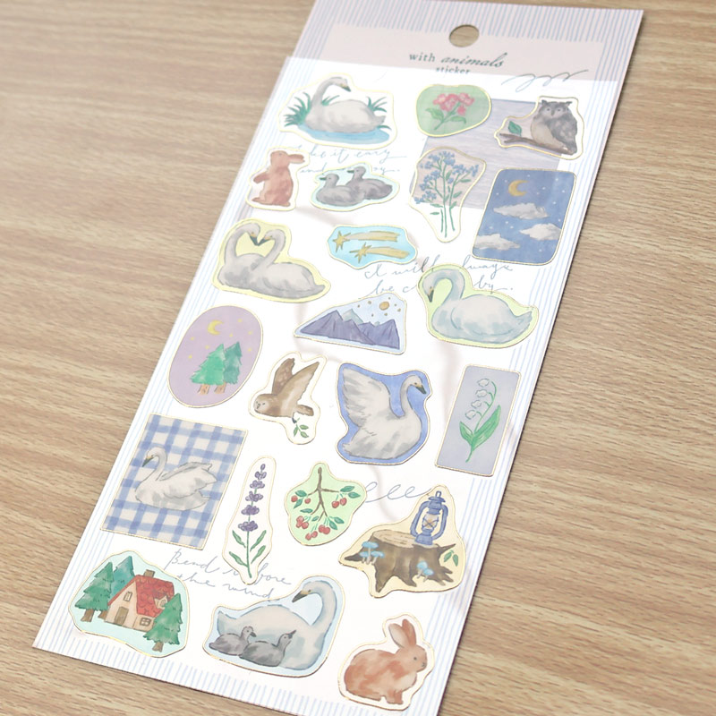 Mind Wave With Animals Stickers