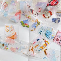 DingDing Kiss-Cut 365-Days Calendar Tape Set (8 rolls)