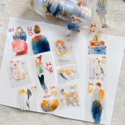 DingDing Kiss-Cut 365-Days Calendar Tape Set (8 rolls)