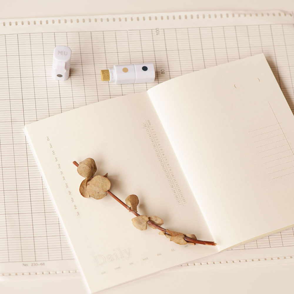 MU Notebook Set A6 Pattern + A8 Blank