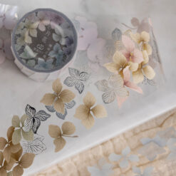 Loidesign Glossy Bronzing PET Tape - Hydrangea Petals
