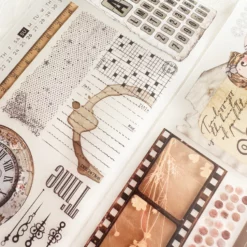 Journal Pages PET Tape - Vintage Ephemera