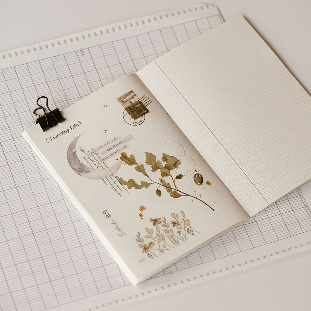 MU Notebook Set A6 Pattern + A8 Blank
