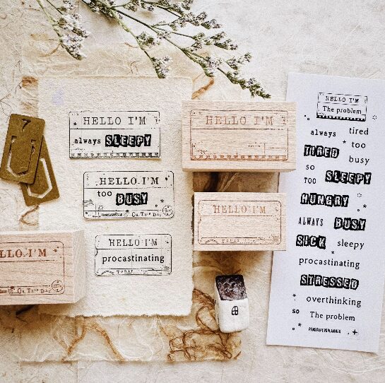 PensPapersPlanner Rubber Stamps Series 7
