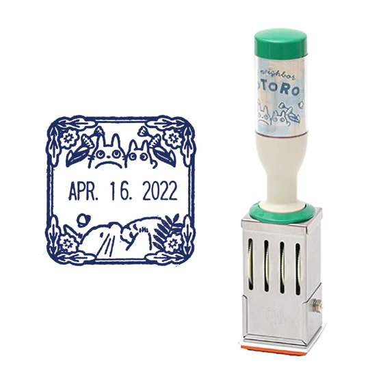 Studio Ghibli My Neighbor Totoro Rotating Date Stamp