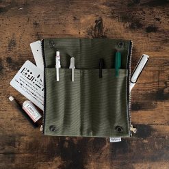 Luddite Bendy Canvas Pen Case - Khaki - Image 4