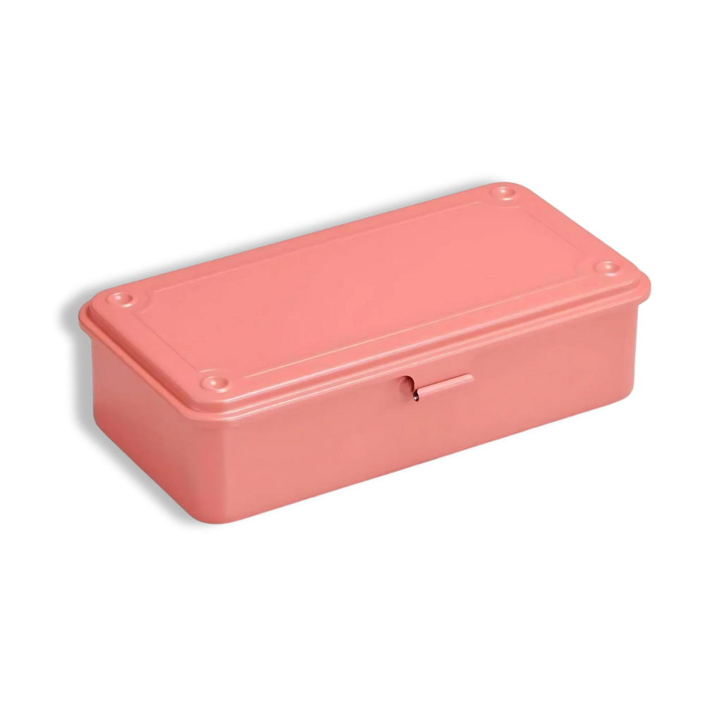 Toyo Steel Trunk Shape Toolbox T-190 Coral
