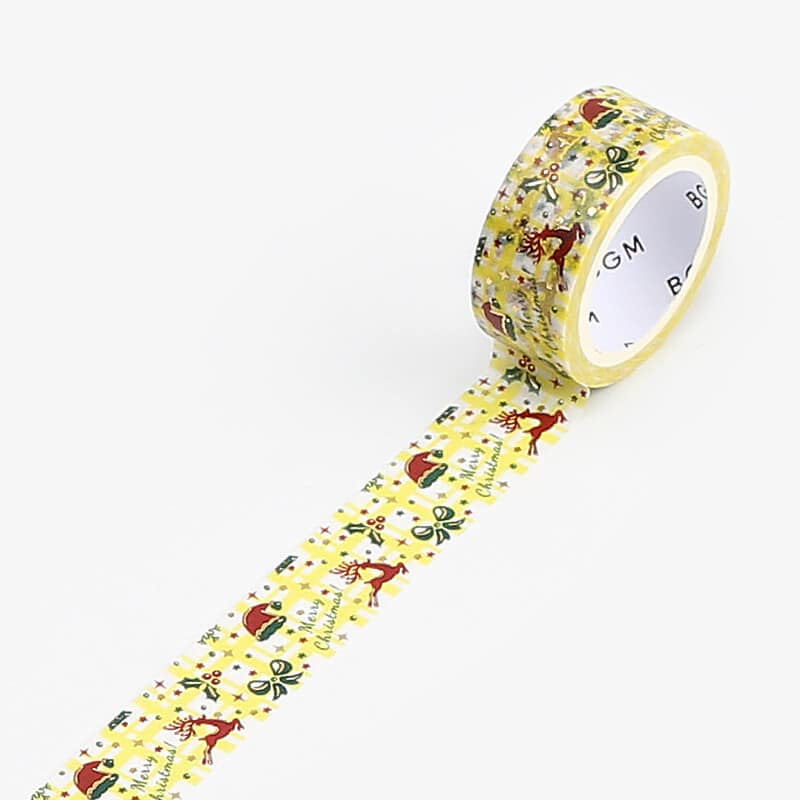 BGM Washi Tape - Christmas Pattern