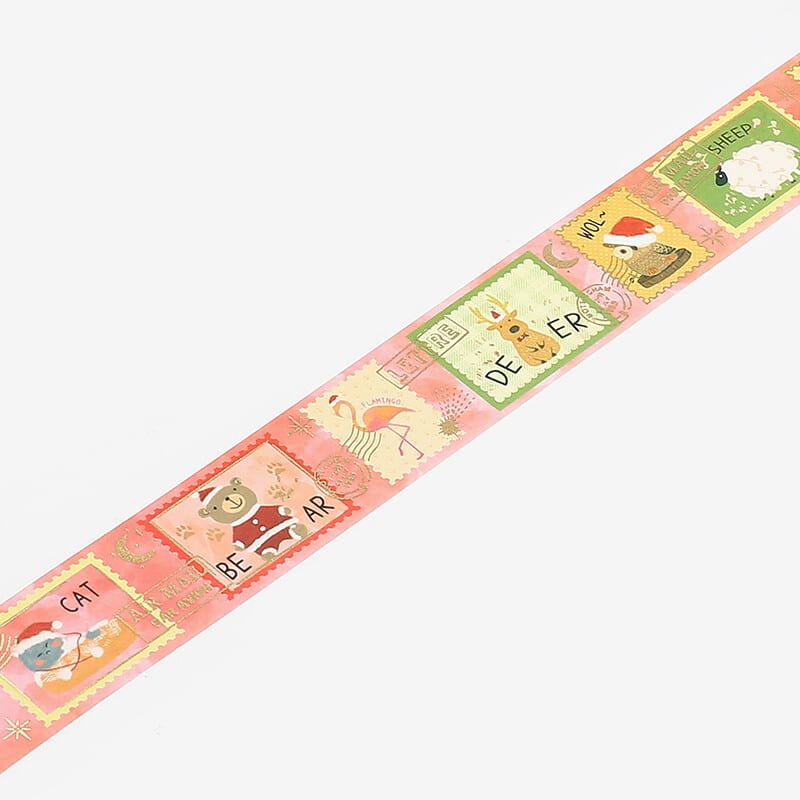 BGM Washi Tape - Christmas Stamps