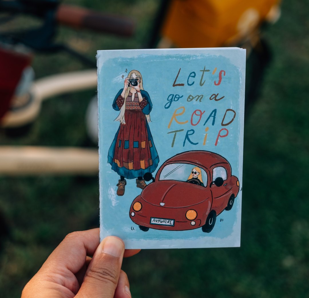 La Dolce Vita Passport Size Notebook - Road Trip